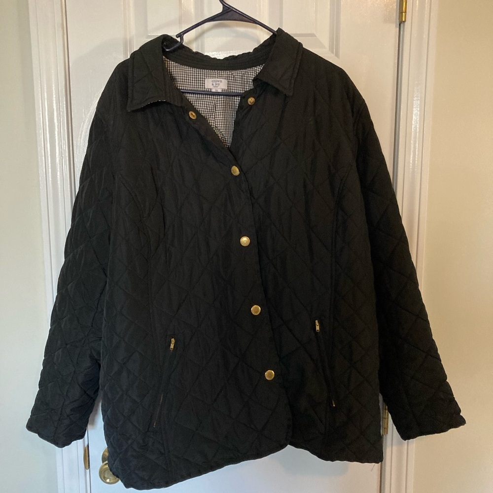 Black winter jacket